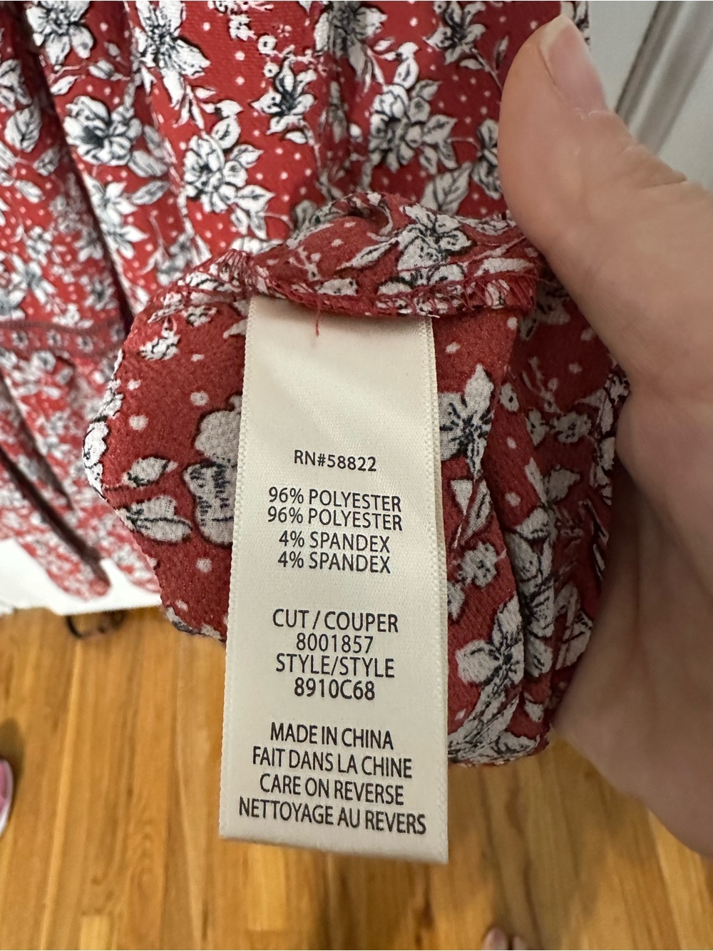 Max Studio Red Floral Maxi Dress with Smocked Waist - gorgeous! - Picture 7 of 8